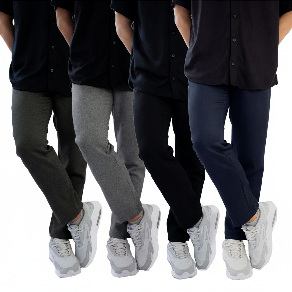 OMEGA - Celana Ankle Pants Pria Slim Fit