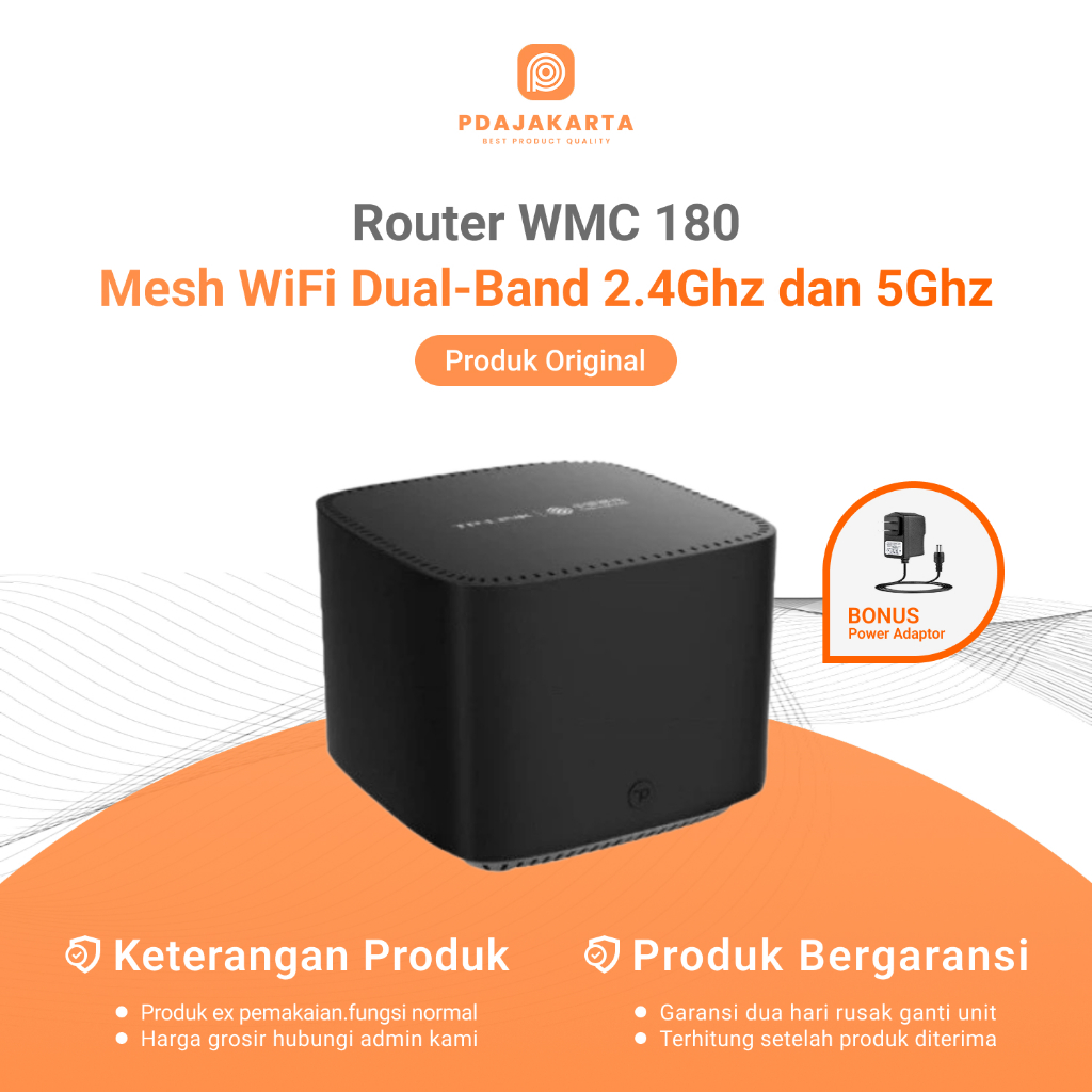 Router Tp-Link TL-WMC 180 Dual-Band 2.4Ghz dan 5Ghz | Router Bekas Original Bonus Adaptor