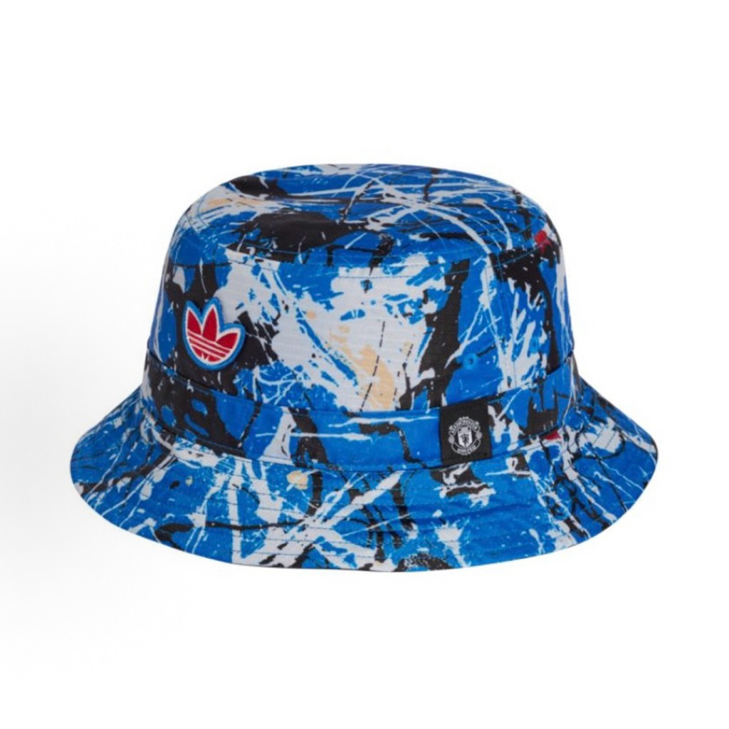 ADIDAS ORIGINALS X STONE ROSES X MANCHESTER UNITED BUCKET HAT KE5264 ORIGINAL