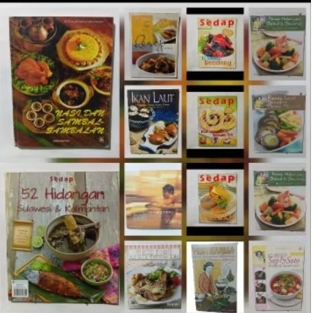 Buku Majalah Resep Masakan Mustikarasa Sedap/Selera Lainnya