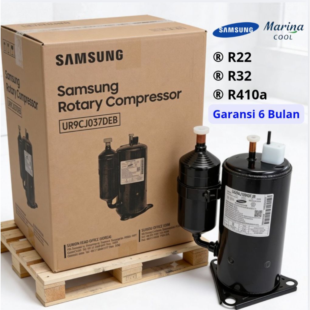 Kompresor AC Split Baru Samsung 0,5, 0,75 PK, 1 PK, 1,5 PK, 2 PK, 2.5 PK (R22/R32/R410A) Garansi