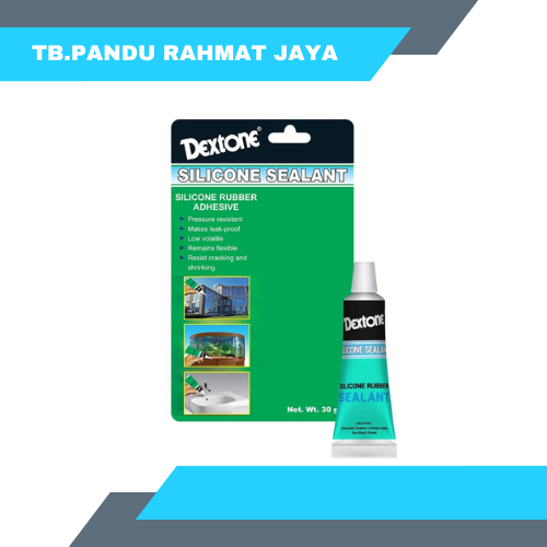 Lem Sealant Dextone Silicone Sealant 30 Gr Lem Silikon Kaca