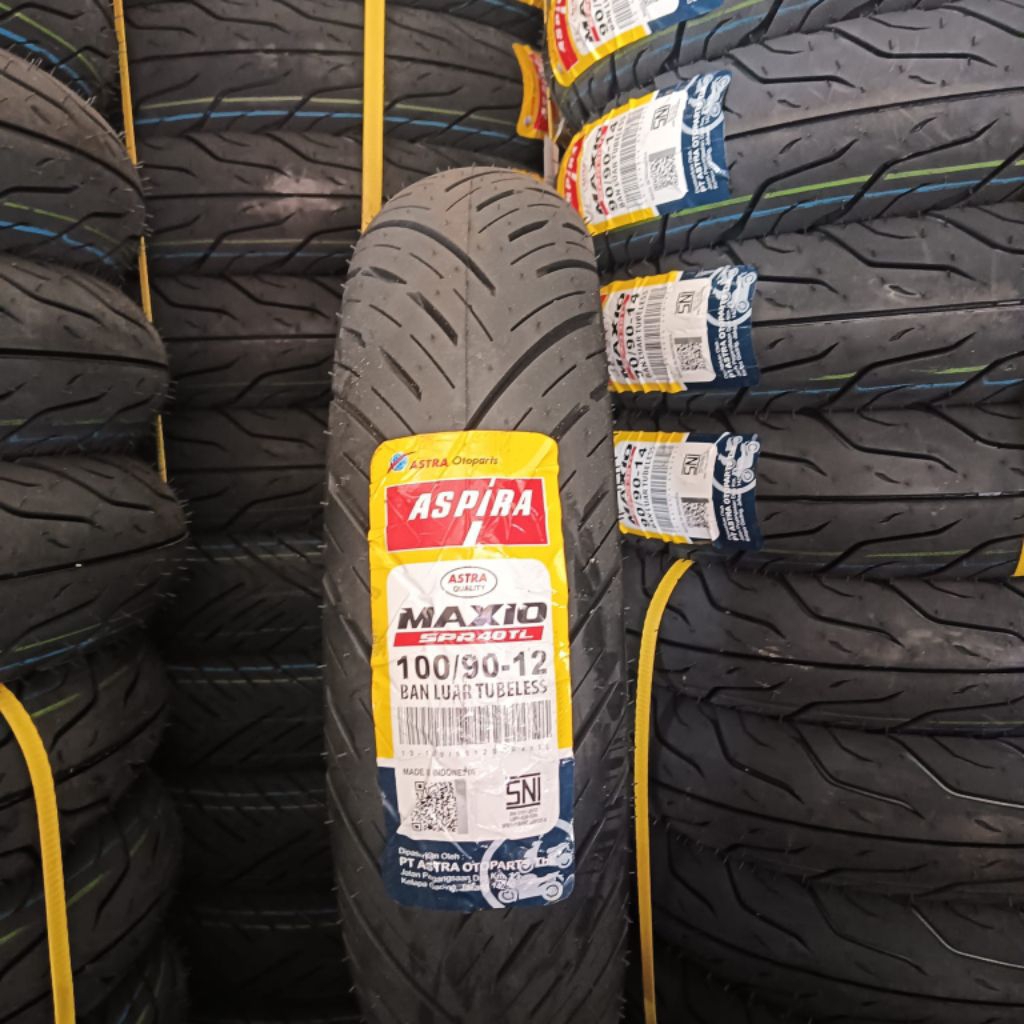 ban tubeless matic 100/90-12 ASPIRA