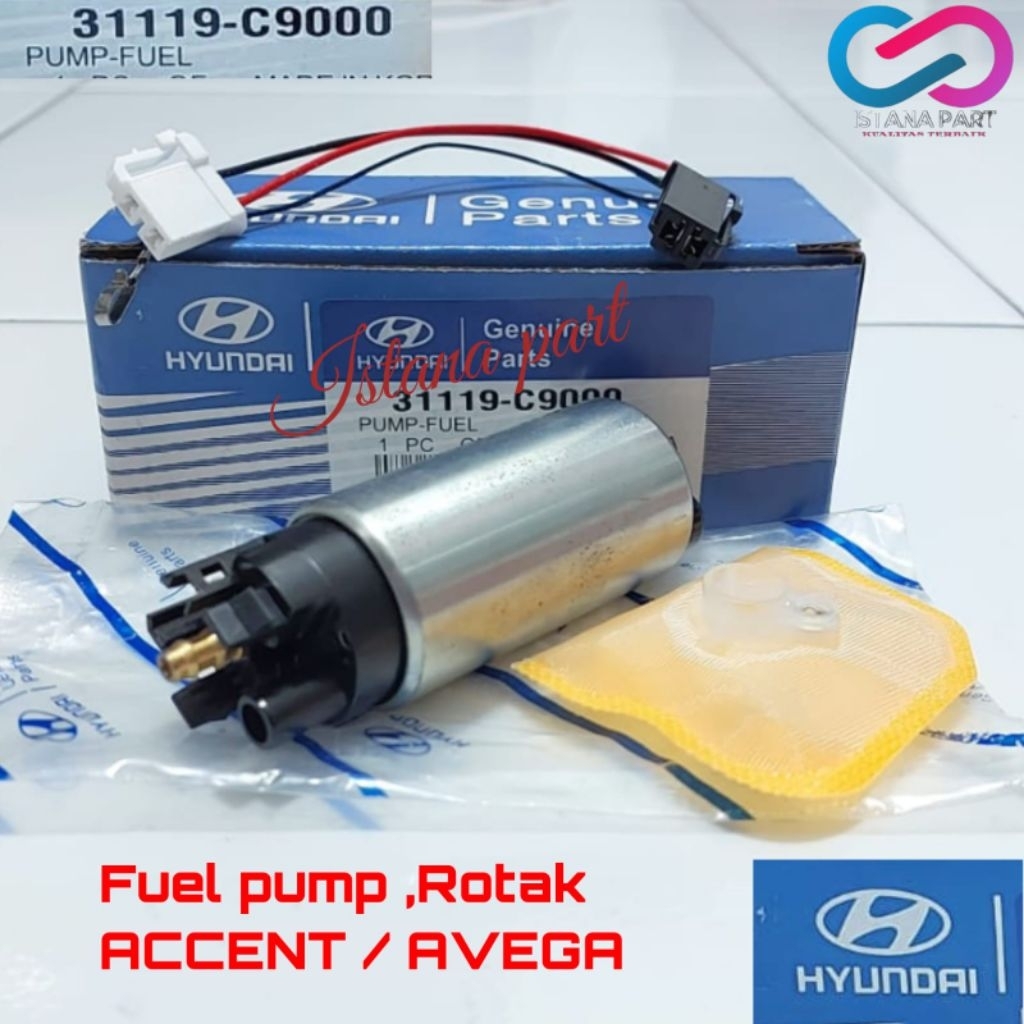 Fuel Pump ,Rotak, Pompa minyak bensin, Mobil Hyundai ACCENT/AVEGA, 1pcs.