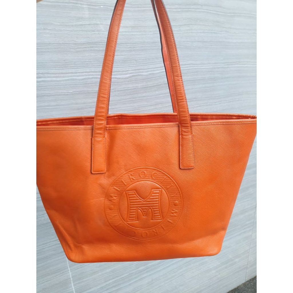 Metro City Orange Shopper Bag tote