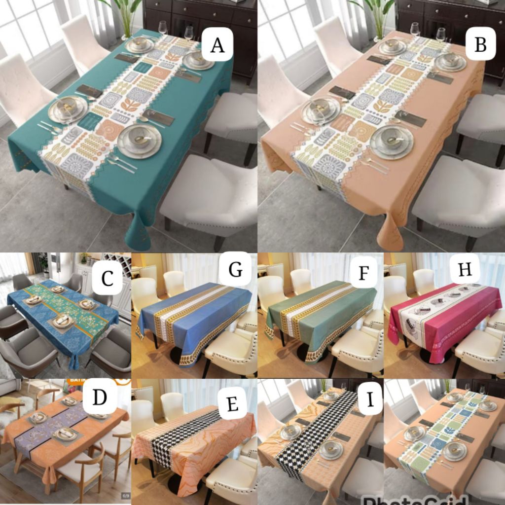 Taplak meja makan waterproof