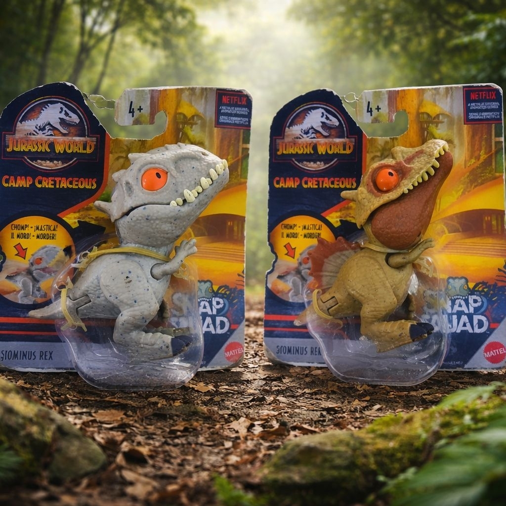 Rare Edition Jurassic World Snap Squad Original Mattel Dino