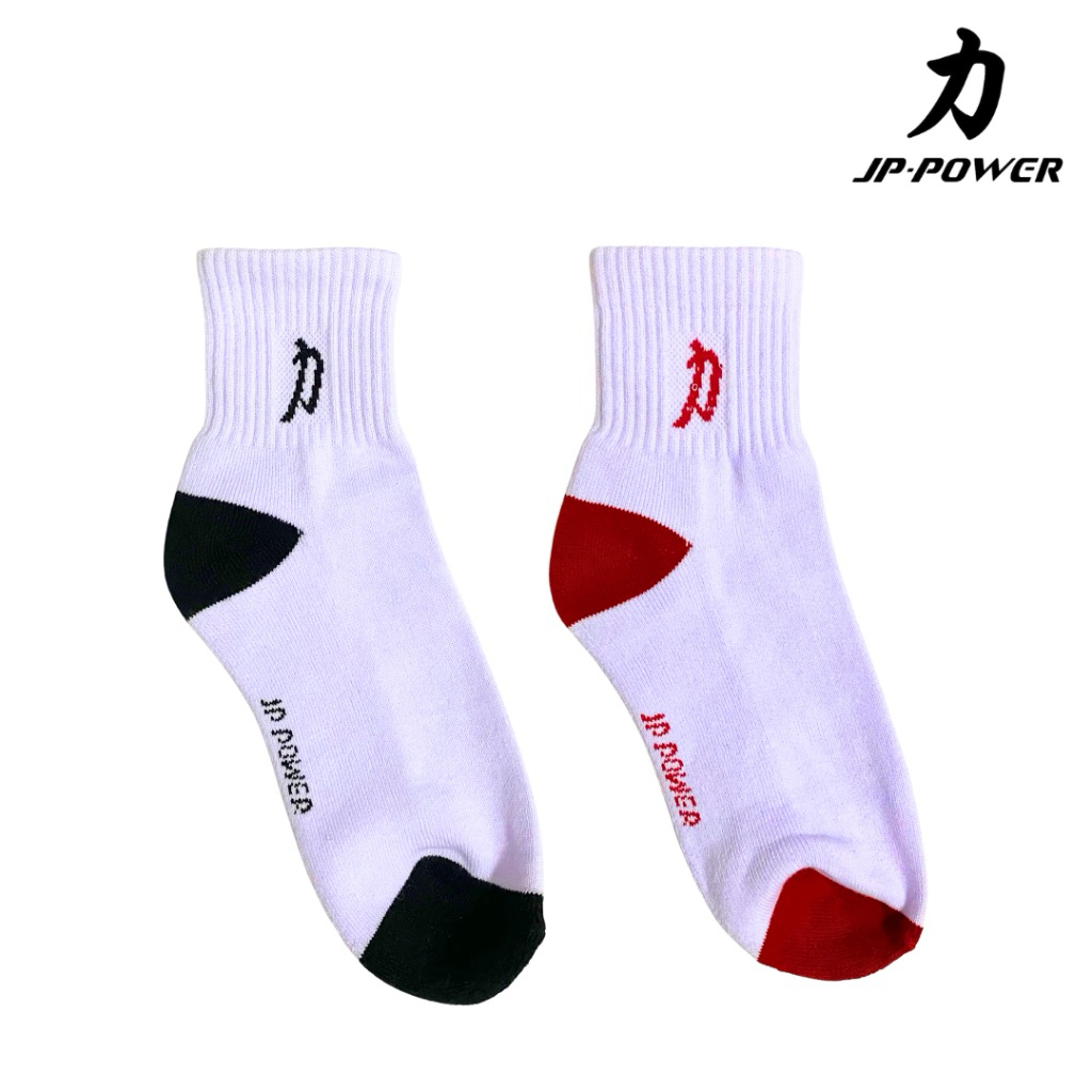JP POWER Badminton Sock Kaos Kaki Bulutangkis Anti Bau Dan Bakteri Berkualitas Bahan Tebel
