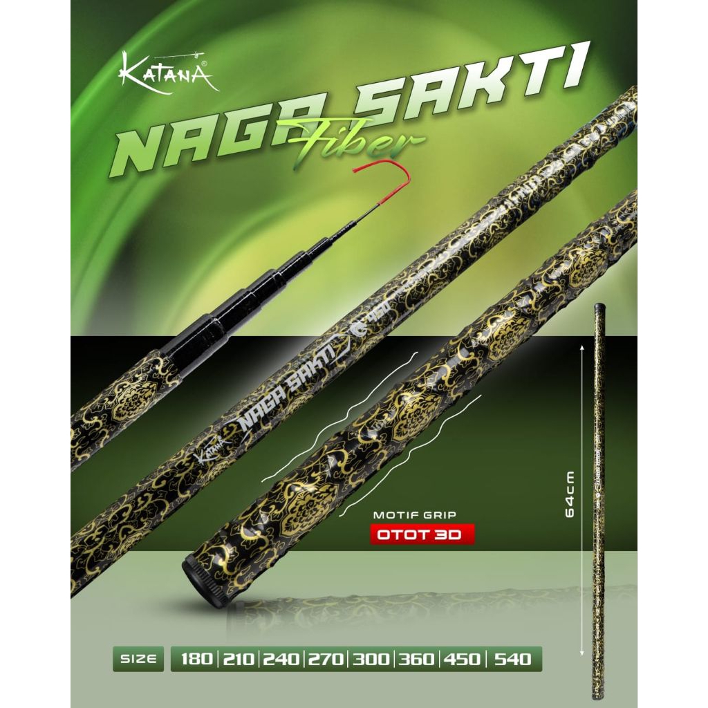 Joran Tegek Katana Naga Sakti Fiber