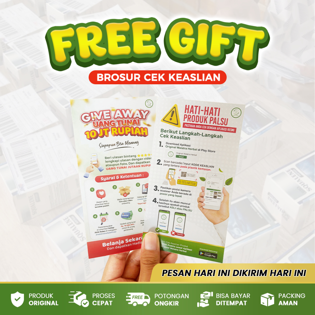 FREE BROsur  Produk Keloreena Kapsul