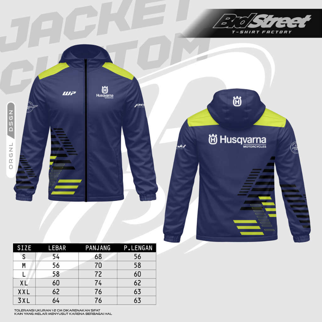 Jaket Racing Husqvarna Team Hardshel - jaket winbreaker