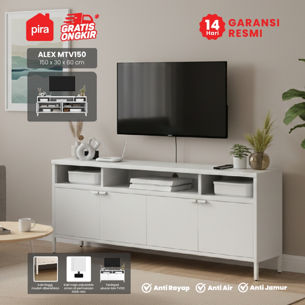 PIRA -  ALEX MTV Meja TV / Rak TV Besi