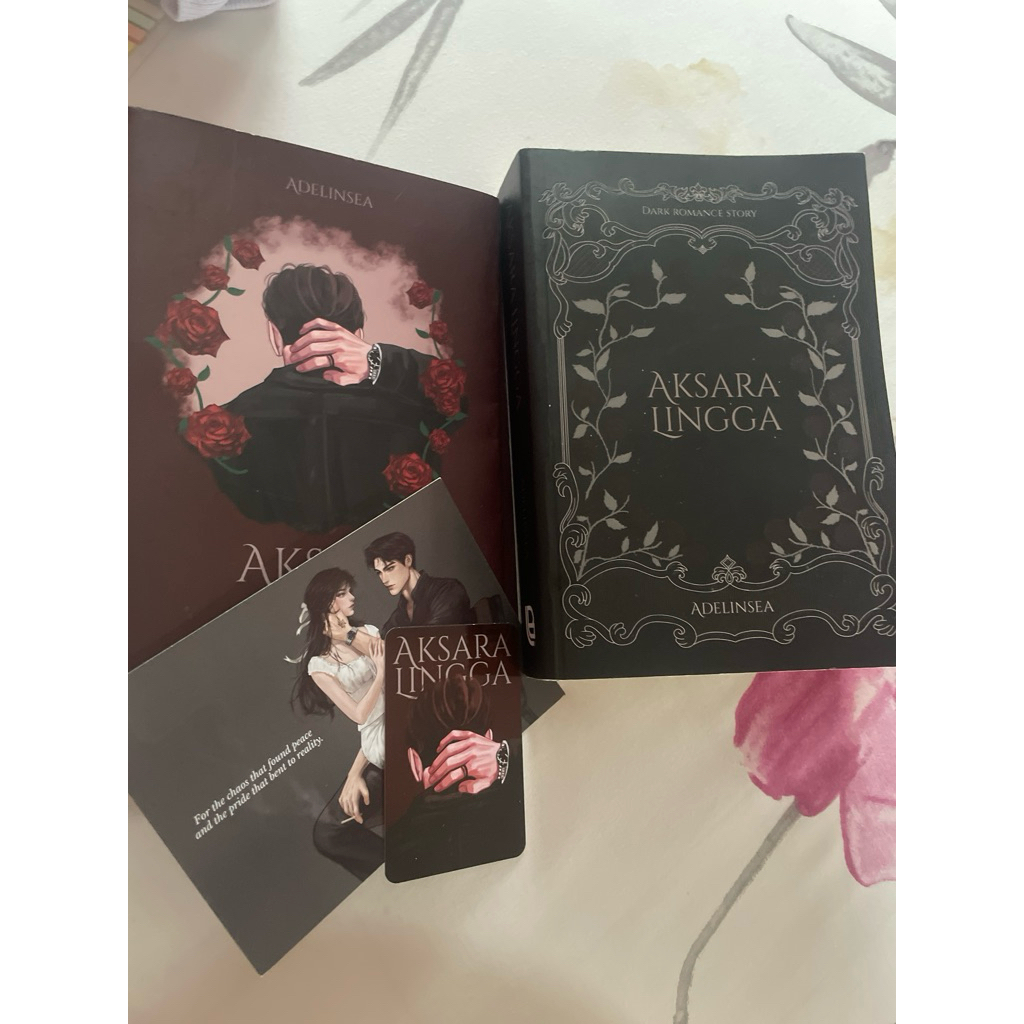 preloved novel aksara lingga dark romance adelinsea no minus postcard soft cover