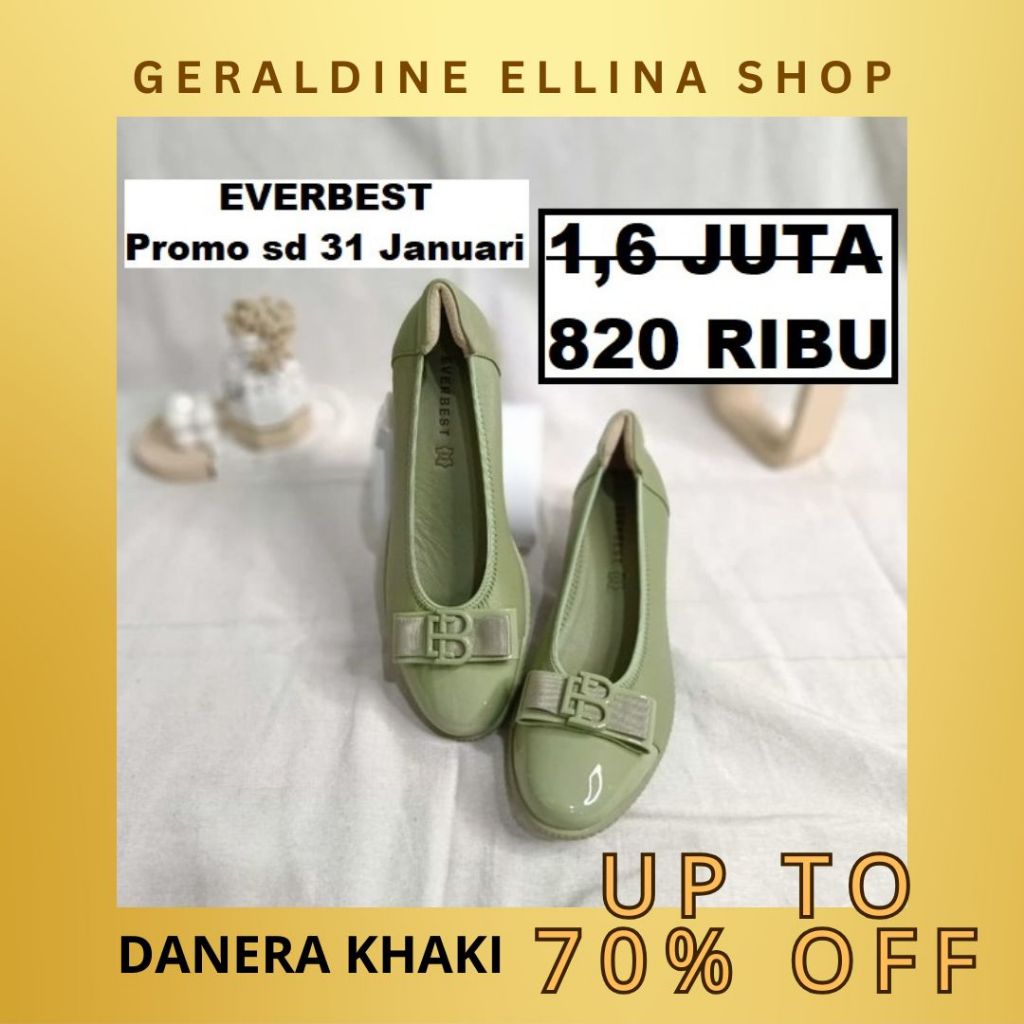 Sepatu wedges Wanita perempuan cewe cewek kerja cewek EVERBEST ORIGINAL 100% seri DANERA