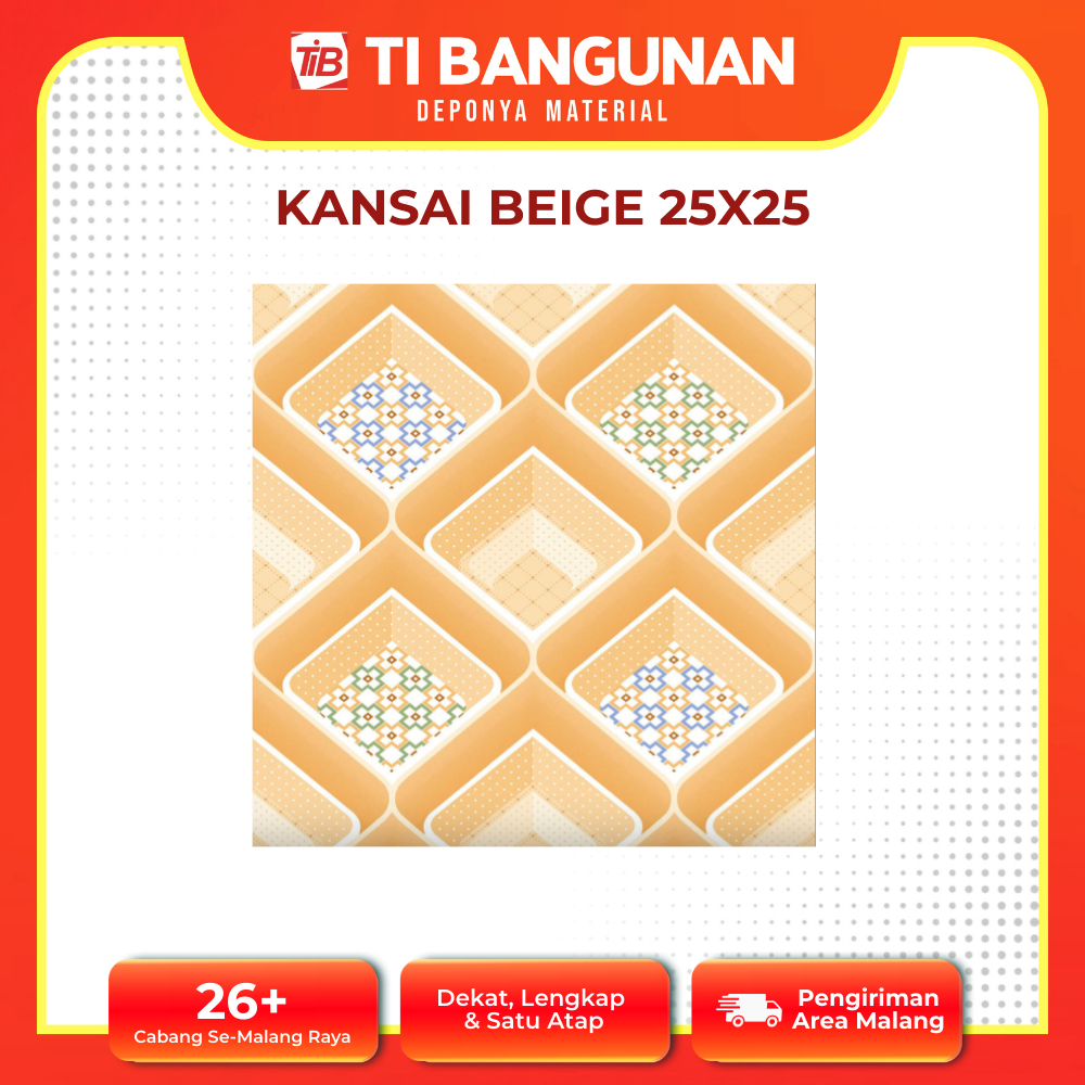 KERAMIK KANSAI BEIGE KAMAR MANDI UKURAN 25 X 25 KASAR | KERAMIK KASAR | KERAMIK KAMAR MANDI