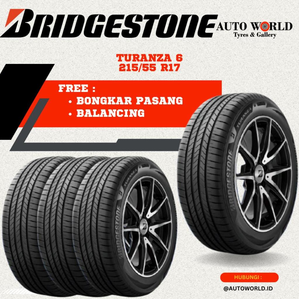 Ban Bridgestone Turanza 6 ukuran 215/55 R17