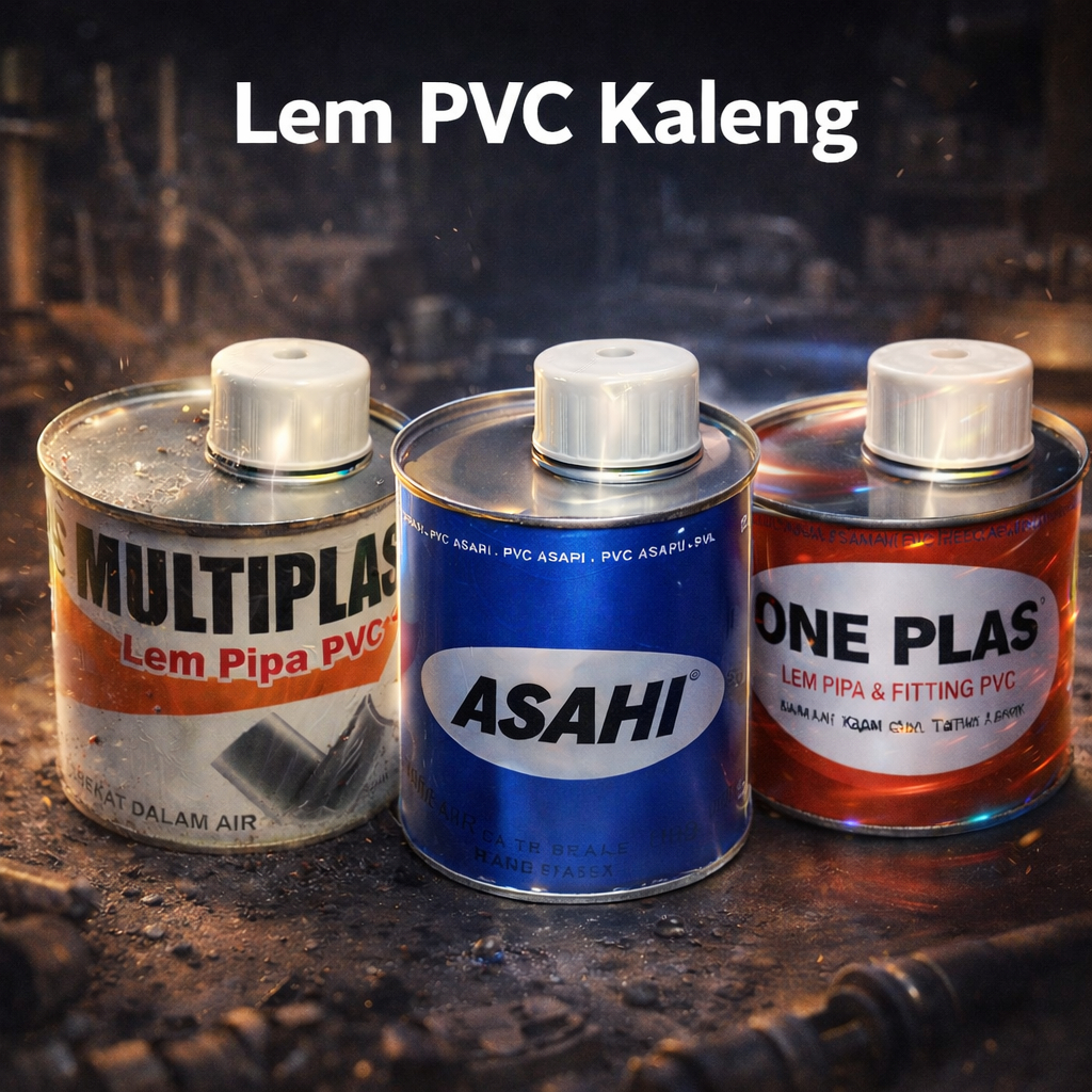 Lem PVC Kaleng ASAHI / MULTIPLAS / ONEPLAS  – Rekat Sambungan Pipa Anti Bocor - Andalan Tukang