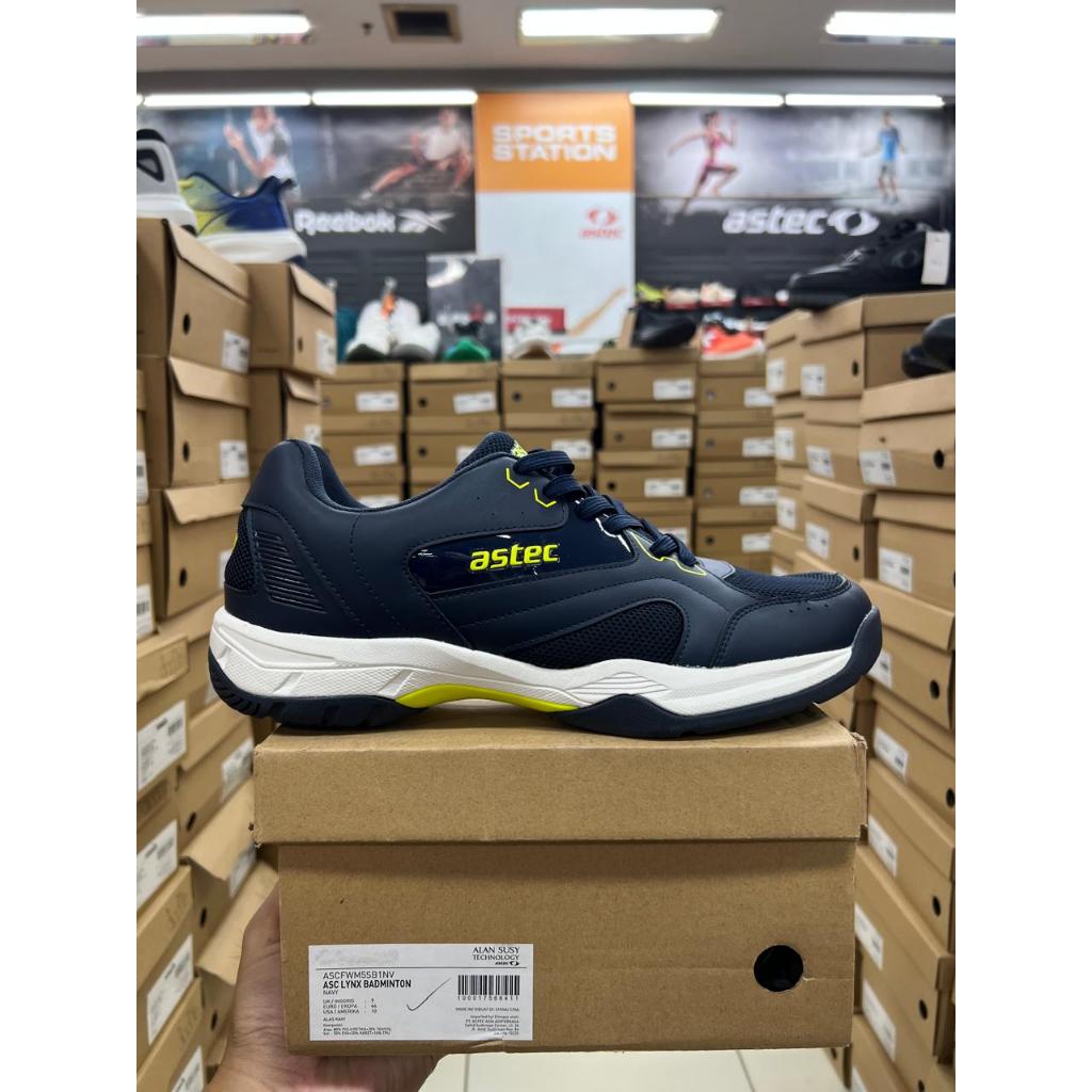 Astec Lynx Badminton Navy Men Shoes Original
