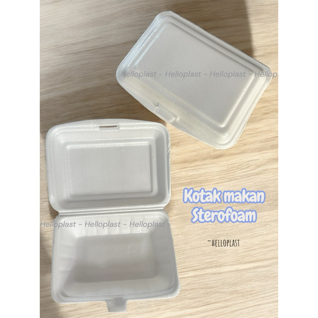 KOTAK MAKAN STEROFOAM / STEROFOAM NASI BUBUR / KOTAK GABUS MAKANAN