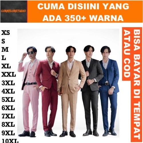 READY STOCK REALPIC GRAYWOLF TC87 JAS PRIA UKURAN BESAR / JAS NIKAH UKURAN JUMBO JAS Blazer Celana J