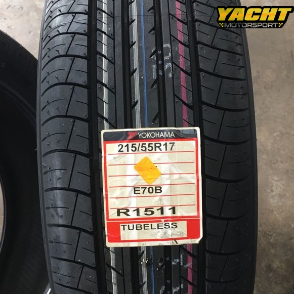 JUAL BAN MOBIL IMPORT 215 55 R17 YOKOHAMA E70B BAN MOBIL HRV , JUKE , INNOVA VENTURER DLL