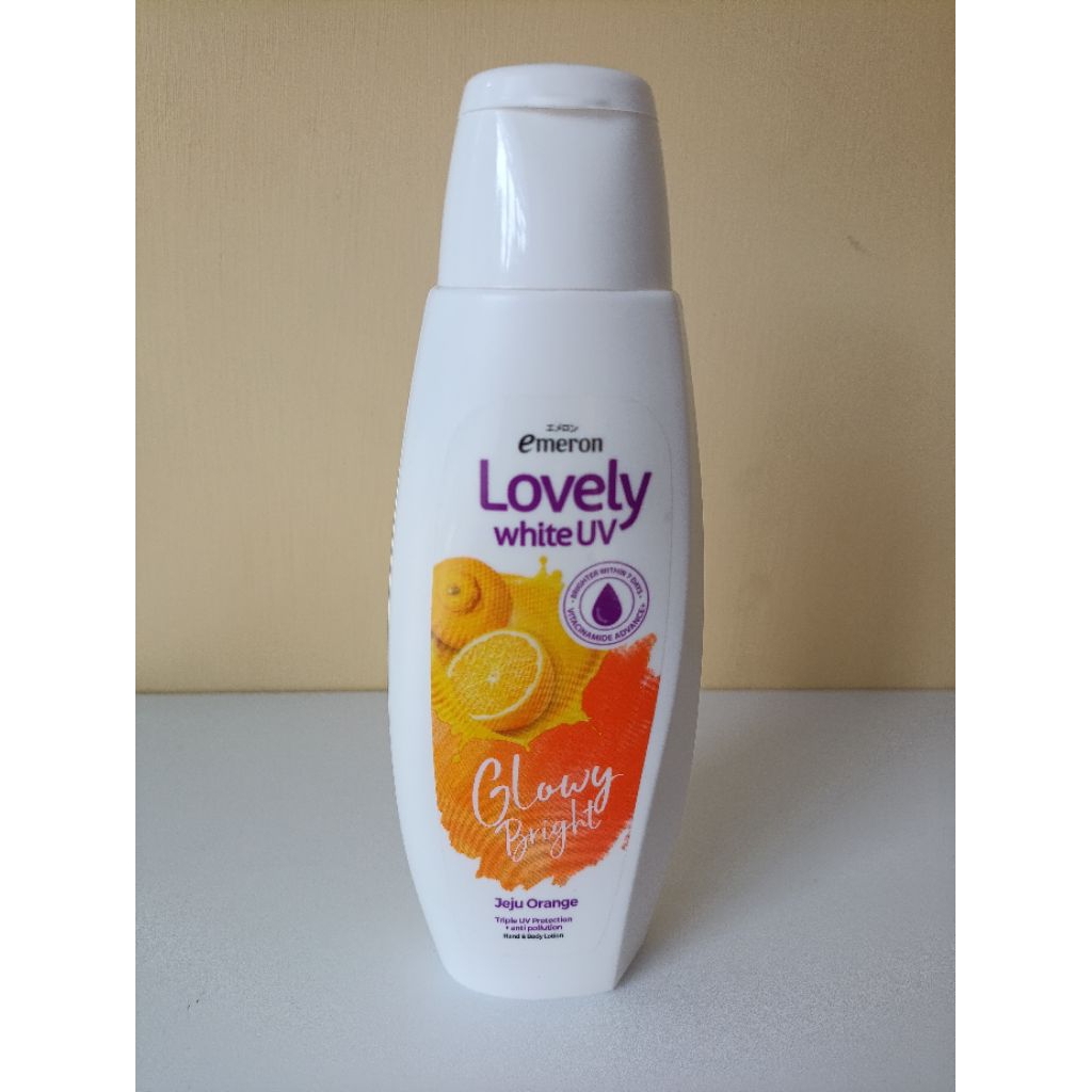LOVELY WHITE UV GLOWY BRIGHT JEJU ORANGE BY EMERON