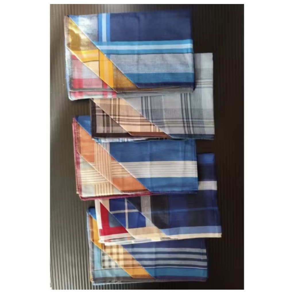 Papio - [3 PCS] Saputangan katun pria/Handkerchief/Selampe pria BASIC CONCEPT