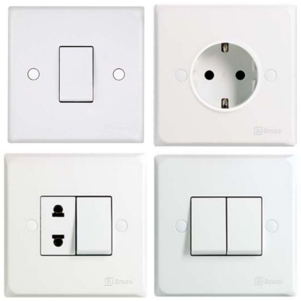 (BROCO) SAKLAR Listrik Allegra Cream SAKLAR TANAM