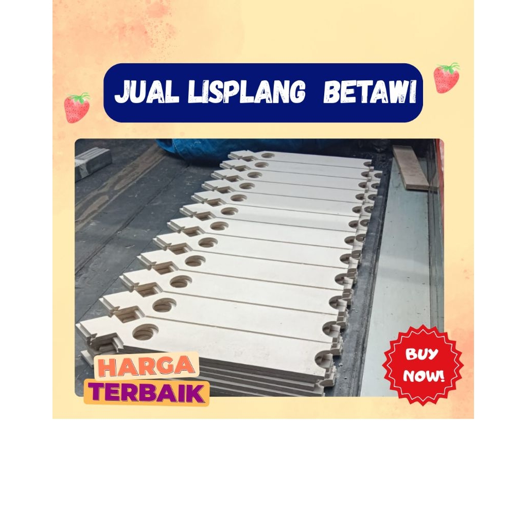 Lisplang Betawi & Gigi Balang GRC Motif Kayu Terbaru