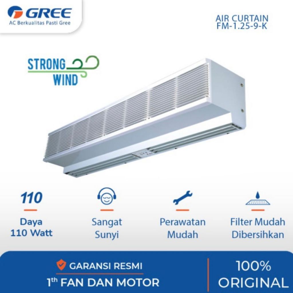 AC GREE air curtain fm 1.25 9 k