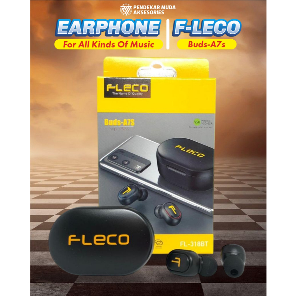 Headset bluetooth / Wireless / TWS, FLECO A7S