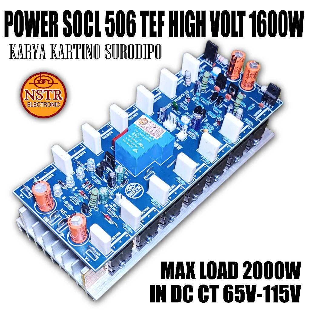 DRIVER SOCL TEF 506 FULLRANGE 1600W SIMITRIS HIG VOLT COCOK LOW MID