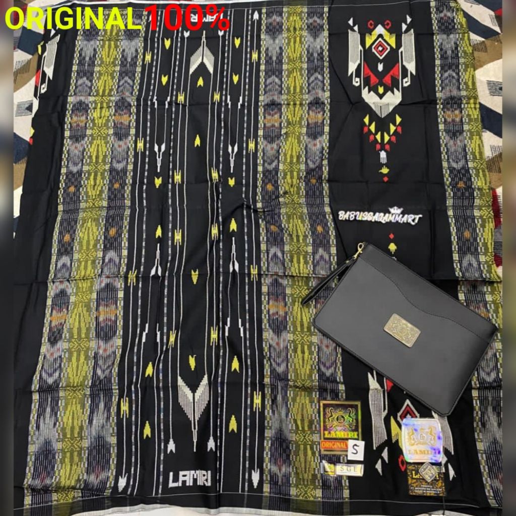 [ORIGINAL] Sarung lamiri Tipe Tertinggi SGE S90 Full Sutra Full Songket