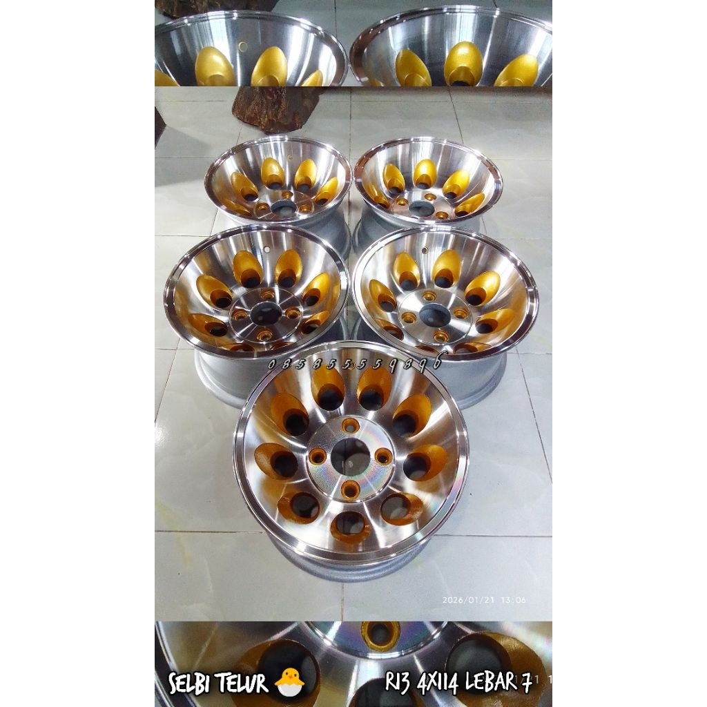 Velg Selbi Telur Velg R13 Velg Carry Futura