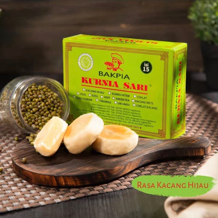 Bakpia Kurnia Sari Vacum Kemasan 1 Pack Isi 15 Pcs Oleh Oleh Khas jogja Makanan Ringan