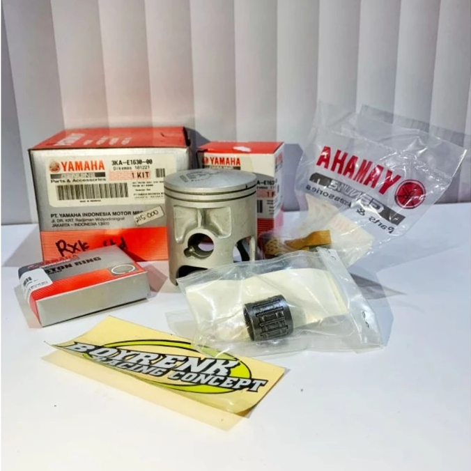 PISTON KIT SEHER SEKER RX KING RX K RXK 3KA OVERSIZE STD 50 10 ORIGINAL YAMAHA - BOYRENK RACING