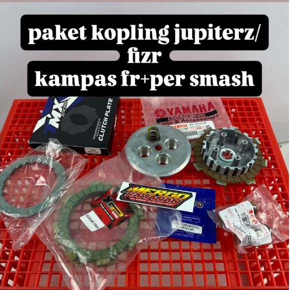 PAKET KOMPLIT RUMAH KAMPAS KOPLING JUPITER Z FIZ R KAMPAS FR PER KOPLING SMASH SMAS ORIGINAL