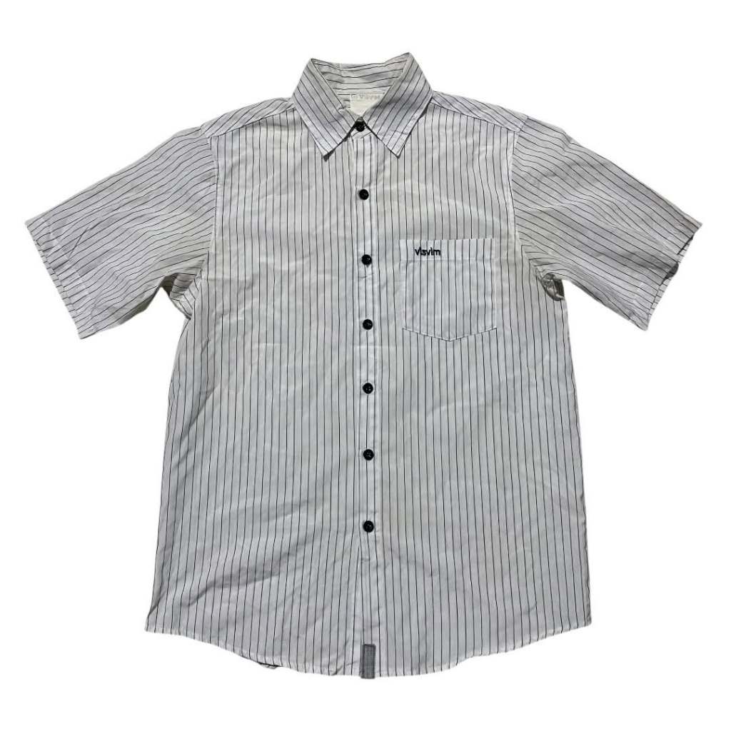 VISVIM STRIPE WHITE SHIRT | KEMEJA | DJW