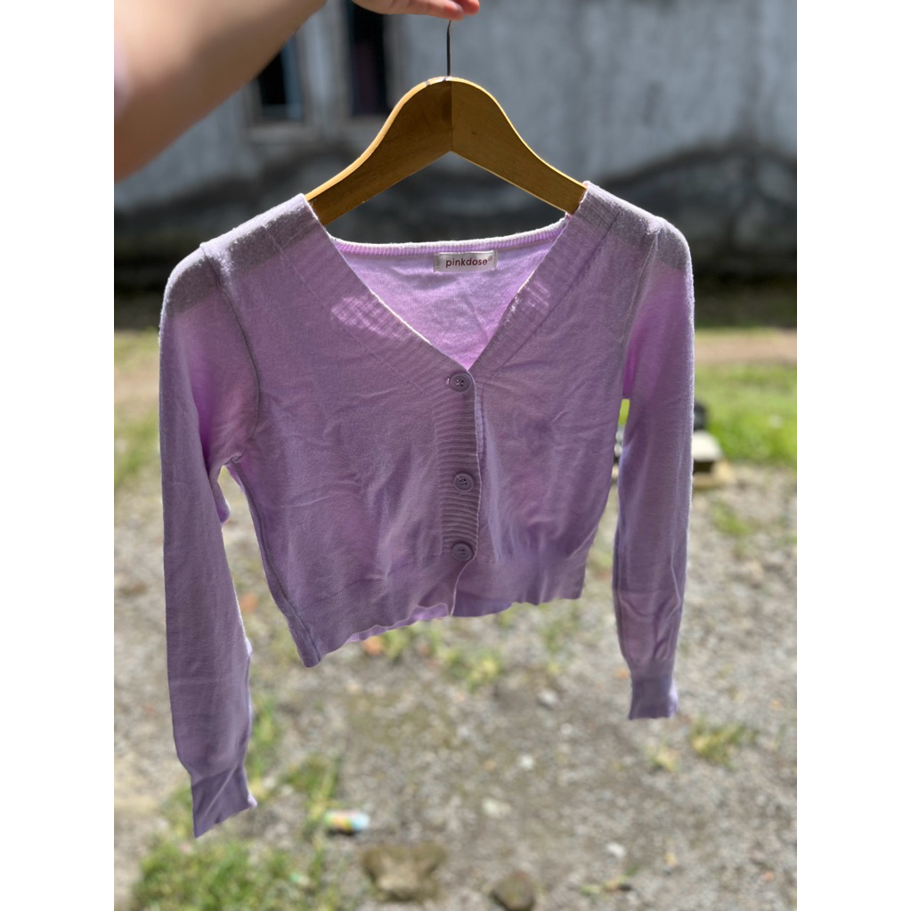 preloved cardigan crop