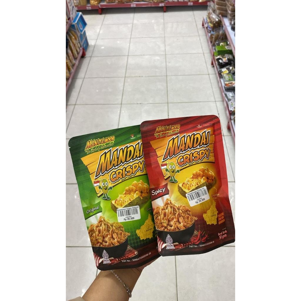 Mandai Noor| Dari Buah Cempedak| Oleh-Oleh Khas Kalimantan| Mandai Oseng dan Mandai Crispy