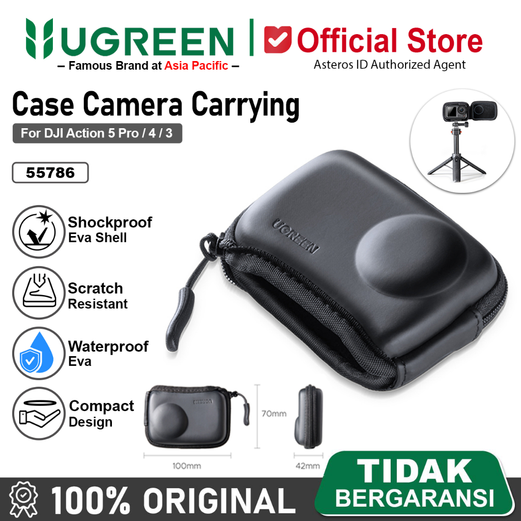 UGREEN Storage Case Tas Camera DJI OSMO ACTION 3 4 5 Pro Mini Case Combo Bag