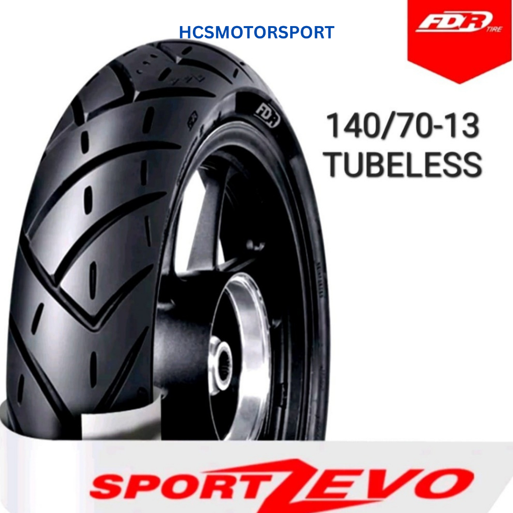 BAN LUAR FDR TUBELESS 140/70-13 SPORT ZEVO