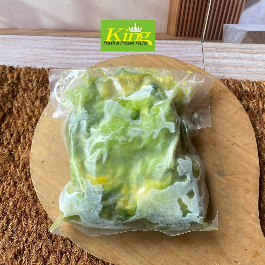 Alpukat frozen,alpukat beku, buah alpukat mentega,alpukat mentega beku 500 gram