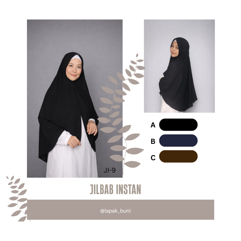 Hijab Instan Oval Jumbo