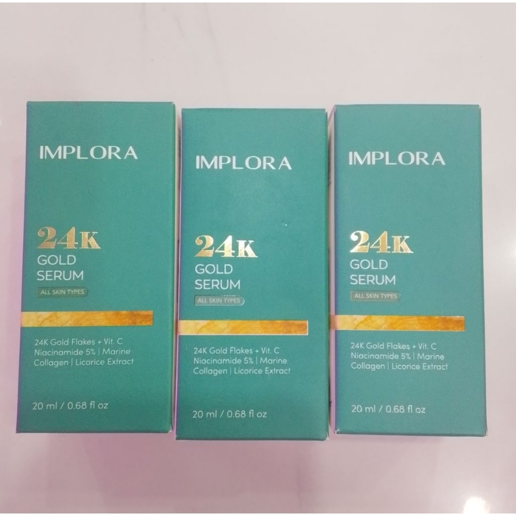 IMPLORA GOLD SERUM 24K