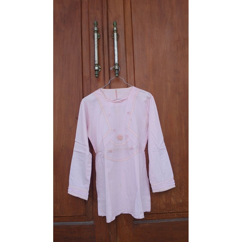 tunik atasan baju pink cewe perempuan wanita