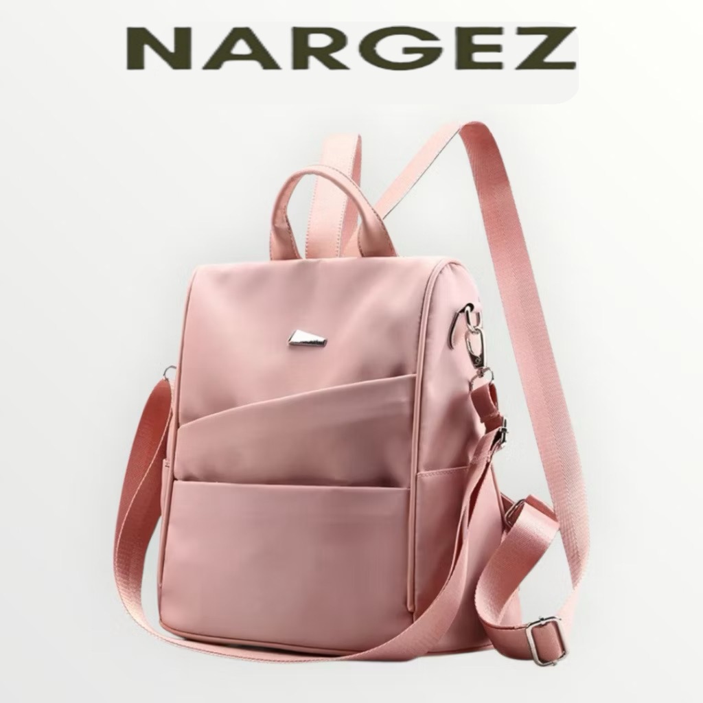 Nargez.offi.ID - Ransel HANUM - Tas Ransel Wanita, Tas Sekolah Kuliah Kerja Wanita Bahan Nylon Anti 