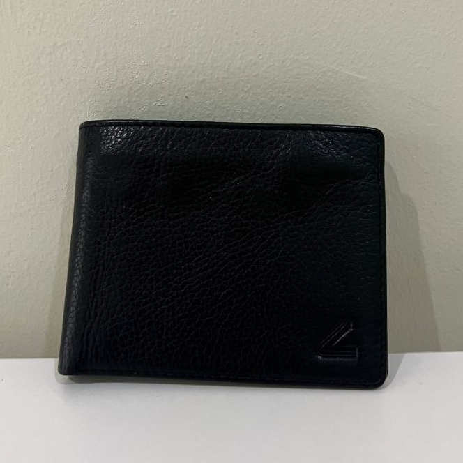 Dompet Pria CASERINI Italy Original Kulit Hitam | Dompet Lipat PRELOVED