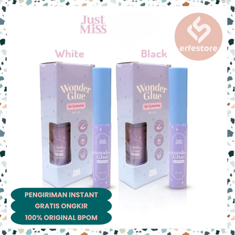 Just Miss Wonder Glue For Eyelashes | Lem Bulu Mata Tahan Lama