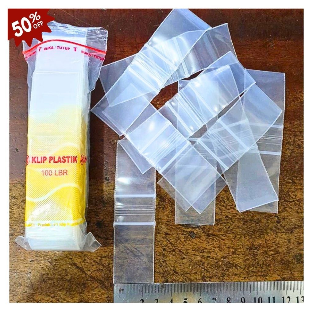 PALSTIK KLIP MINI - Plastik klip Ukuran 2x3.5 /plastik zipper/ plastik klip kecil TEBAL